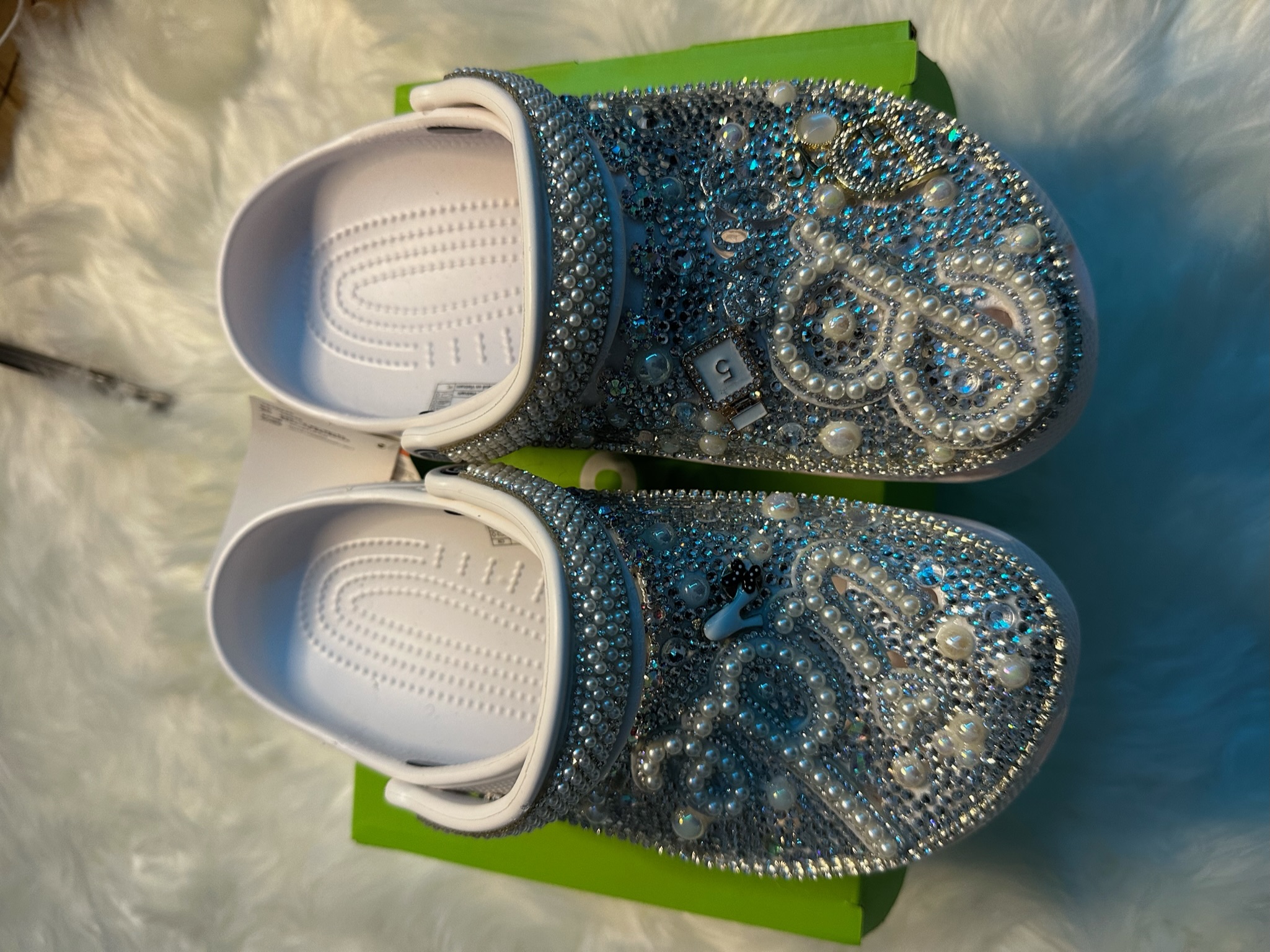 Bridalicious white crocs