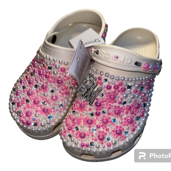 Rose Petalz Crocs